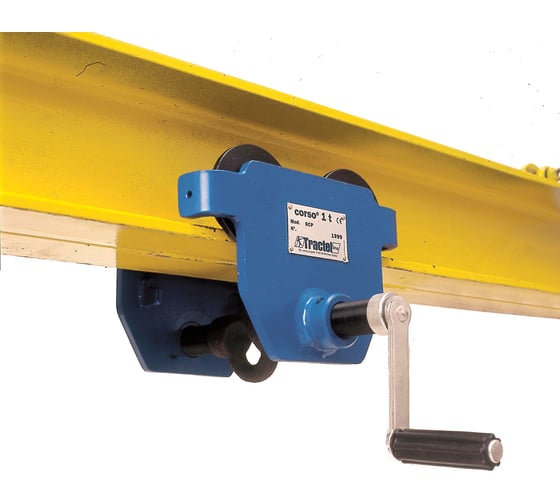 Тележка Tractel Corso 250 КГ, крашеная, полка 45-150 мм 69289