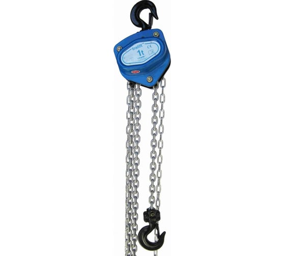 Ручная цепная таль Tractel Tralift 1,0Т 9M 89878-9