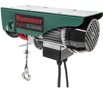 Электрическая таль HAMMER Flex ETL500 500Вт 12м 125/250кг 379046