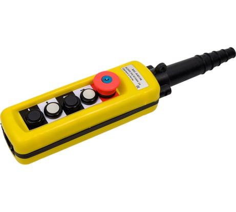 Кабельный пульт 4 кнопки, 1-ступенчатая, авар.стоп, ключ, XAC-A A4813K