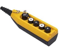 Пульт управления EMAS 5 кнопок (первая кнопка ключ-марка CP102AA20, 1НЗ+1НО), односкоростной, cерия PV (250В AC, 4А), IP65 PV5AA20C22