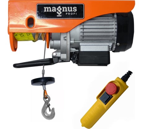 Стационарная мини электрическая таль Magnus Profi MEH, 250/500 кг, 6/12 м, 220В SZ060147