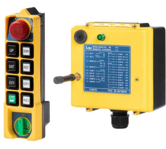 Комплект радиоуправления SAGA1-K1 (8 кнопок 1 скорость + старт, стоп) R1001011 1