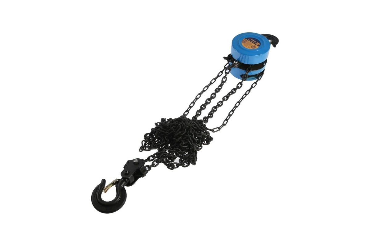 Цепная таль TUNDRA 2 тонны, высота 2.5 метра 1002772 по цене от 0 руб ...