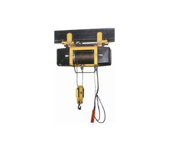 Таль электрическая TOR канатная ТЭ050-521 г/п 0,5т H-12м полиспаст 2/1, ск подъема 8 м/мин, ск передвижения 20 м/мин (Россия) 1048916