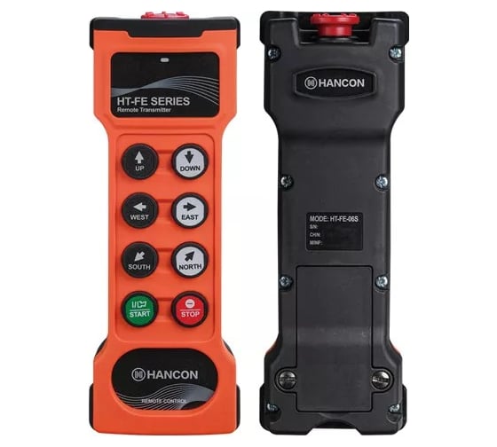 Промышленное радиоуправление HANCON Hancon, 6 односкоростных кнопок HT-FE-06S