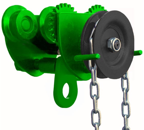 Тележка для ручных талей HITCH с цепным приводом  TR100, 3 т, 3 м SZ068962