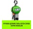 Таль ручная цепная HITCH CH100, 1 т, 12 м SZ060882 2