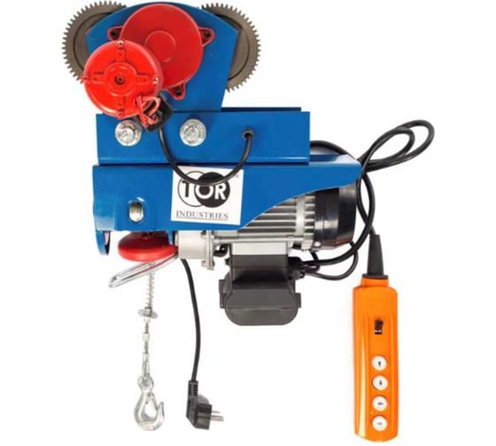 Таль электрическая TOR с тележкой REM PA 600/1200 кг 12/6 м BASE 1051655