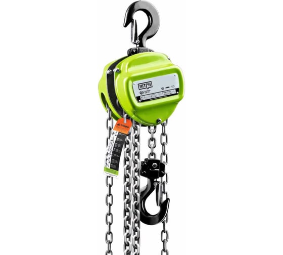 Ручная цепная таль HITCH CH100, 1 т, 6 м SZ060880