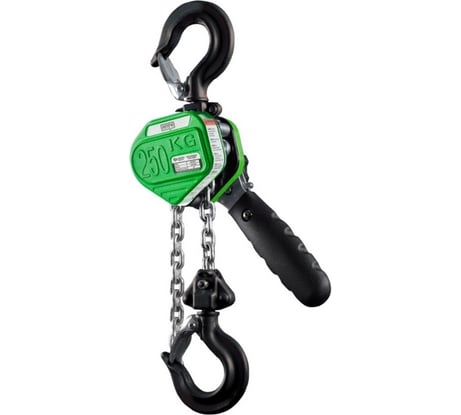 Ручная рычажная таль HITCH LHM104-G МИНИ, 0.25 т, 6 м, гальваническая цепь SZ060994