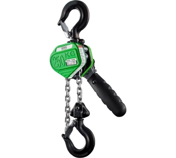 Ручная рычажная таль HITCH LHM104-G МИНИ, 0.25 т, 4.5 м, гальваническая цепь SZ060993 1
