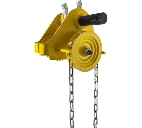 Тележка с цепью для талей TEHNOLIFT тип ATG, 2 т, 3 м 4687202157464