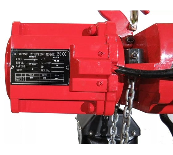 Скоростная цепная таль на крюке OCALIFT 0015-01s 150 кг, 6 м, 380 в, 20 м/мин OCA001501SN6m