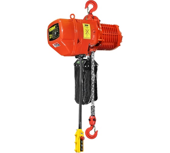 Стационарная цепная таль на крюке OCALIFT 02-01S 2 т, 9 м, 380 в OCA0201SN9m