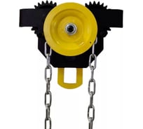Каретка ручная OCALIFT ДОРА 1 т, 12 м, тележка на двутавр с ручным приводом dr100012
