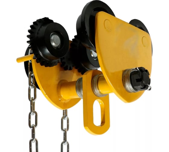 Ручная каретка OCALIFT 5 т, 3 м, тип GCL, тележка на двутавр, с ручным приводом 10453