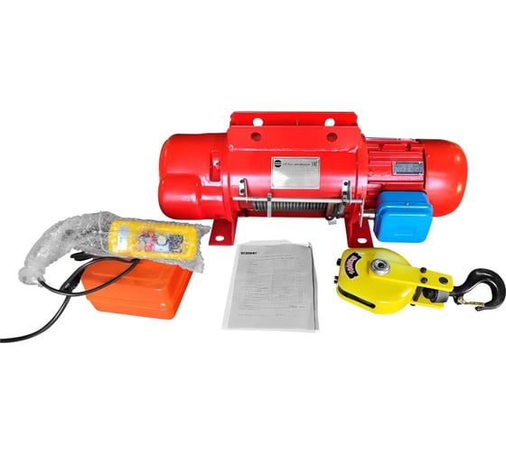 Электрическая канатная стационарная таль OCALIFT CD1 2 т, 6 м, 380в, подвесная  cd20006n