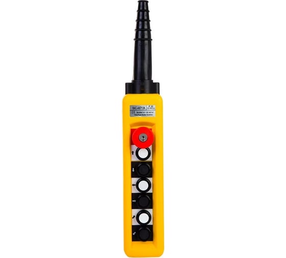 Пульт управления тельфера OCALIFT cd1 6 кн, 1 ск. бутон + ключ, ip65 zip_pult_cd003 1