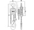 Ручная шестеренчатая таль ABLE CB-II г/п 2,0т/3,0м 2