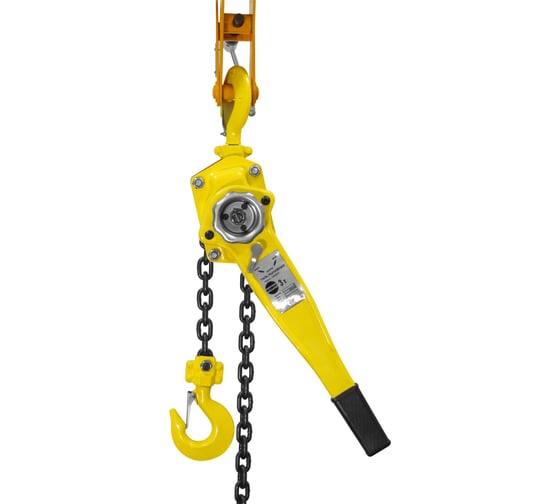 Ручная рычажная таль OCALIFT CLEVER цепная, 3т, 4,5м цепь глазированная 8кл G80 cl300045 1
