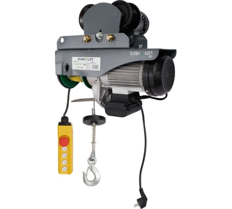 Электрическая передвижная таль EURO-LIFT KX 500 00016929 (18 м/9 м, 250 кг/500 кг, 220 В)