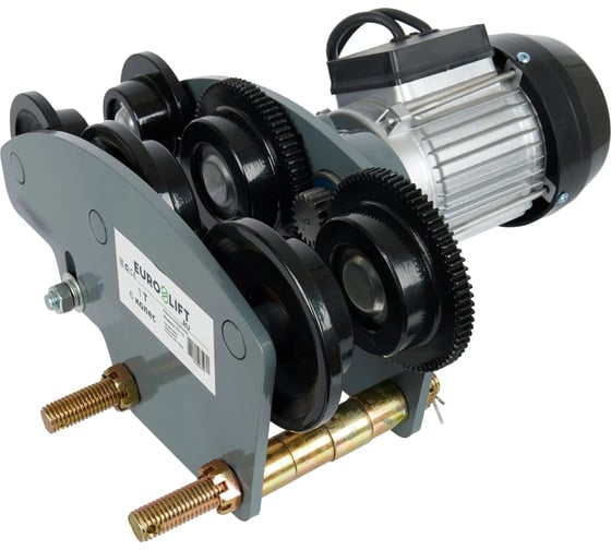 Приводная электрическая каретка EURO-LIFT TD-1 00018865 (6 колес, 1 т, 220 В)