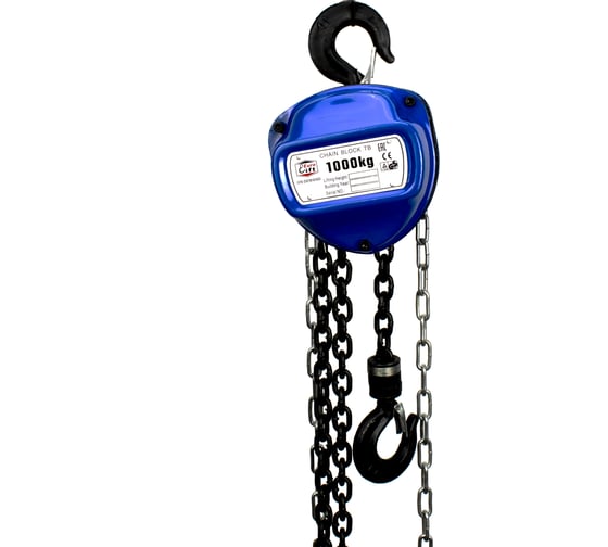 Таль ручная шестеренная стационарная (1.0тн, 3.0м) EURO-LIFT ТВ ТРШ 1/3 1