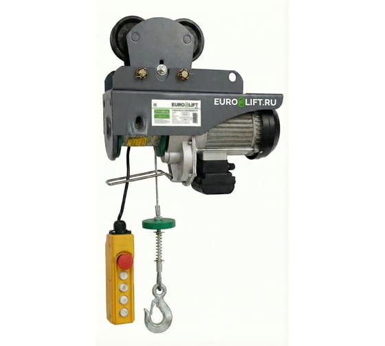 Электрическая передвижная лебедка (18м/9м, 500кг/1000кг, 220В) EURO-LIFT KX 1000 00016930
