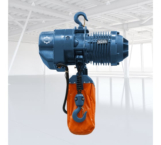 Электрическая цепная стационарная таль GEARSEN 1 т, 6 м, 380 В GHHBDS 1060