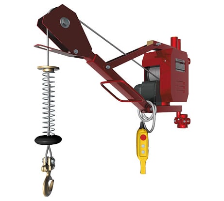 Электрический кран-тельфер с выдвижной стрелой СОРОКИН 4.722