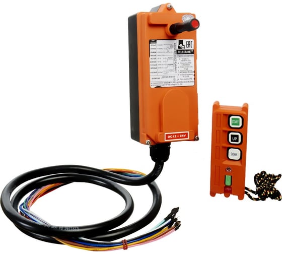 Радиоуправление для лебедок, 2 кнопки, 12v-24v TELECRANE А21-2D 00019848