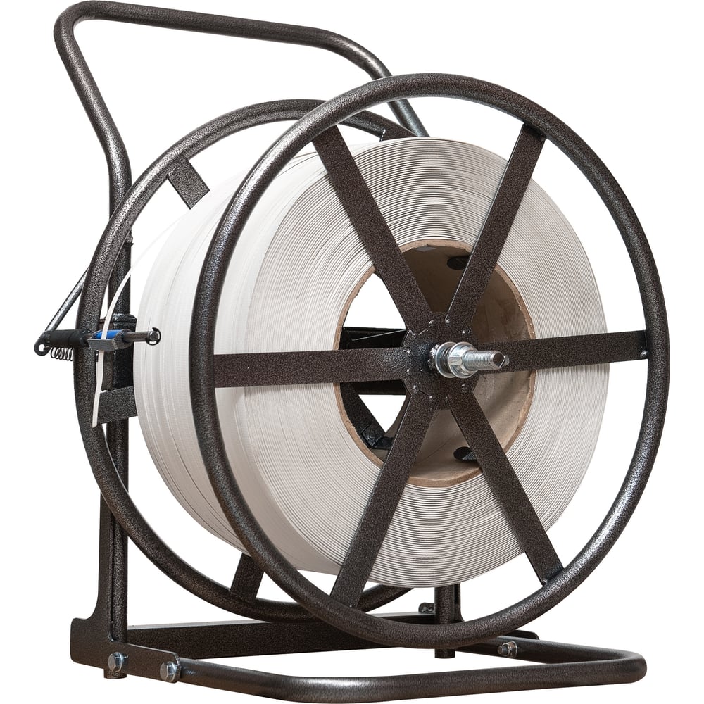 Диспенсер размотчик штатив для ПП ленты (серебрянный антик) АЛГА ПАК АП ...