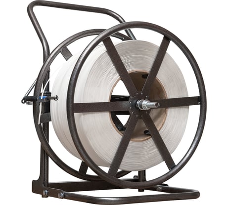 Диспенсер размотчик штатив для ПП ленты (серебрянный антик) АЛГА ПАК АП Ш (серебро)