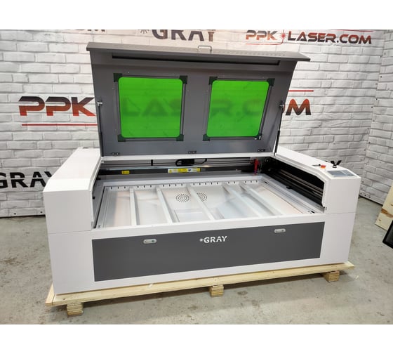 Лазерный станок GRAY CO2 1390 H 130х90см трубка Reci T4 130W, Ruida, рельсовые нап-щие по X и Y 17974 20156