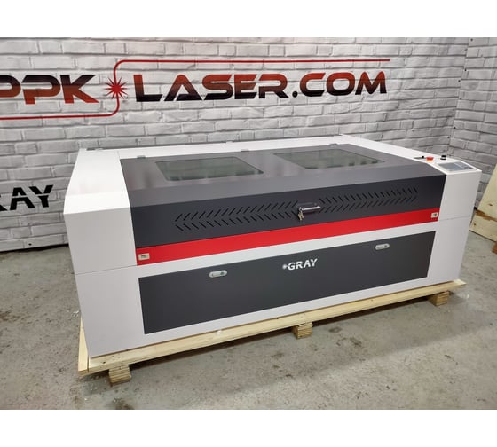Лазерный станок GRAY CO2 1390 H 130х90см трубка Reci T4 130W, Ruida, рельсовые нап-щие по X и Y 17974 20156