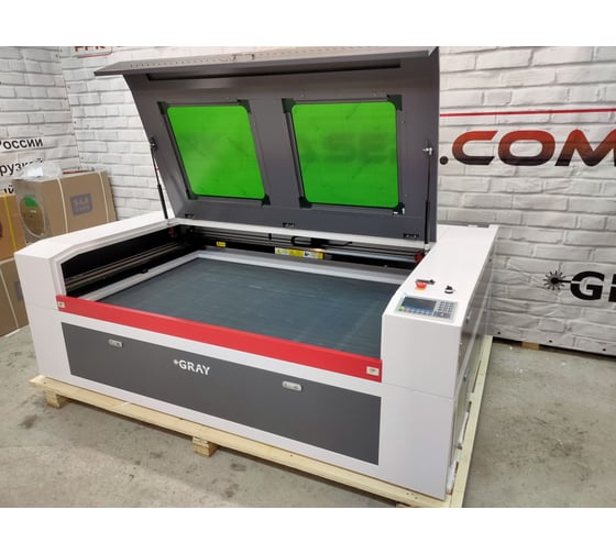 Лазерный станок GRAY CO2 1610H (160х100см) трубка Reci 130W T4, Ruida, рельсовые нап-щие по X и Y 20031
