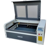 Лазерный станок GRAY гравер 1060H (100х60см) трубка reci 100W T2, Ruida, рельсовые нап-щие по X и Y 18459 18441