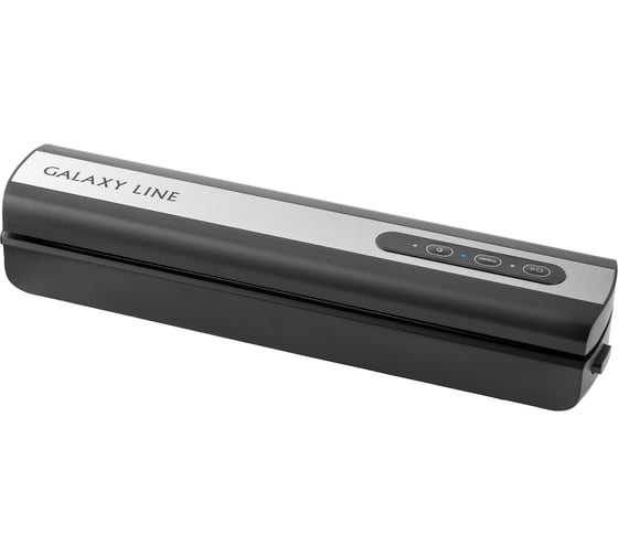 Вакууматор Galaxy LINE GL 2721, черный, 130 Вт, индикация режимов работы, автоматическая вакуумизация и запечатывание, нож для разрезания 7021027210
