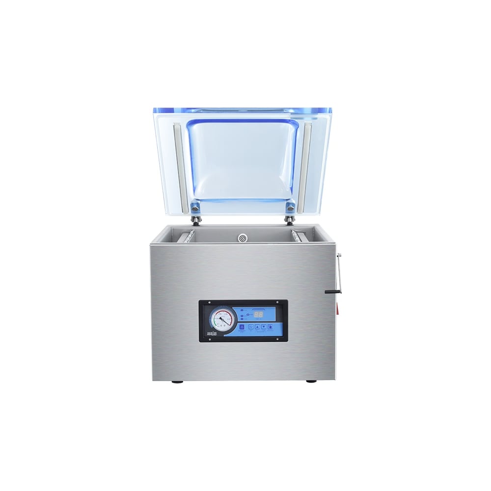 Настольная вакуум-упаковочная машина Hualian HVC-410T/2A-G SS нерж ...