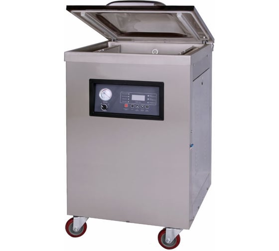 Напольная вакуум-упаковочная машина Hualian HVC-510F/2A-G SS нерж., газ 00000004056