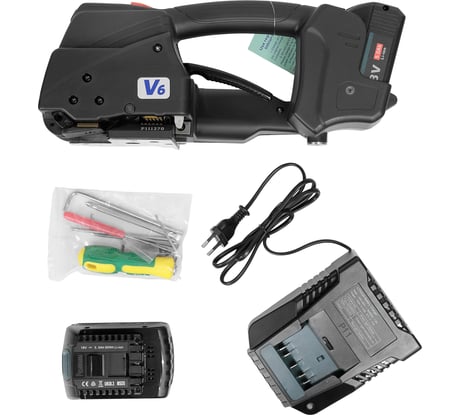 Аккумуляторный стреппинг инструмент для пп и пэт лент АЛГА ПАК АП V 6