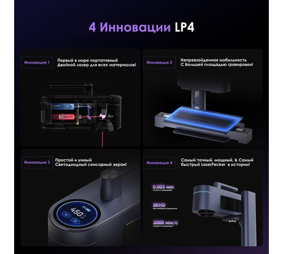 Лазерный маркиратор DAKSTOOLS LP- 4 Base / DAKS TOOLS ® LASER 10450 LP4
