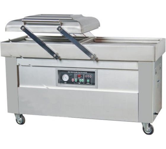 Напольная вакуум-упаковочная машина HUALIAN DZ-600/2SB LOW COST 2-x камерная 4687201785293 1