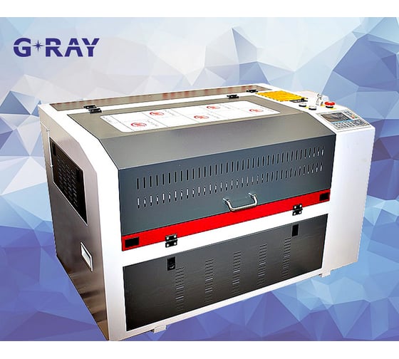 Лазерный станок СО2 Gray 4060 трубка 60 Вт, контроллер Ruida, рельсовые нап. по X и Y, CO-4060M_A21C 18011