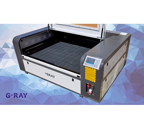 Лазерный СО2 станок Gray 1080 (100х80см) трубка 100W W2, Ruida, рельсовые нап-щие по X и Y, CO-120 16908