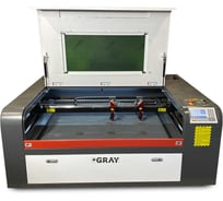 Лазерный станок с двумя головками 1080 СО2 DUO Reci T2 x 2шт GRAY 15875