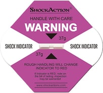 Индикатор удара AKS Technology ShockAction 37G, упаковка 10 шт. AKS-SA37G-10