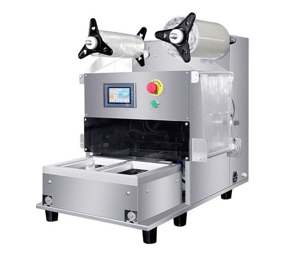 Запайщик лотков с газонаполнением HUALIAN EV-271, 187*137*120 мм, 2 лотка за цикл 00-00010570