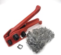 Комплект №1 FLAGMAN TOOLS Натяжитель ПП/ПЭТ + пряжка 13 мм (200 шт.) PT00600001